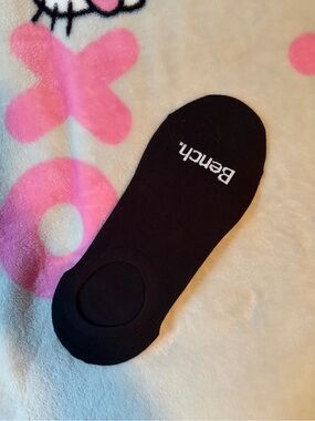 Bench Black No-Show Socks for Men